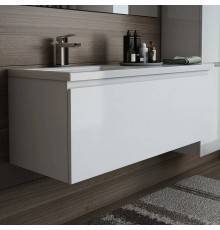 Тумба под раковину Эстет Dallas Luxe 120 подвесная, 1 ящик, L (Ненадлежащее качество: сколы на углах)