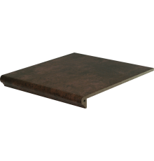 Ступени Westerwälder Atrium Mocca Florentiner-Stufe матовые, ректифицированные 31х32