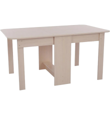 Стол-книжка Woodville ПВХ 150x86 см, дуб млечный