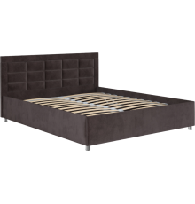 Кровать Mebel-Ars Версаль 160, бархат шоколадный star velvet 60 coffee
