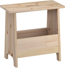 Табурет BRABIX Scandi Wood SC-002 сосна