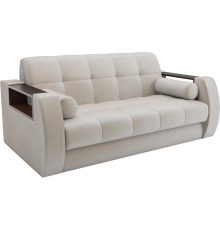 Диван Mebel-Ars Барон №3 бархат бежевый star velvet 6 light beige