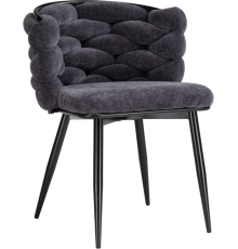 Стул Woodville Rendi gray-blue, ножки black
