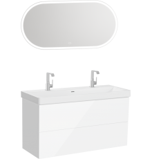 Мебель для ванной комнаты VitrA Metropole Pure 120 глянцевая белая