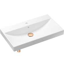 Раковина Lavinia Boho Bathroom Sink 21520647 с сифоном и донным клапаном, розовое золото