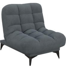 Кресло Mebel-Ars Арно велюр серо-синий HB-178 26