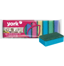 Губка для посуды York Миди 10 шт.