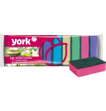 Губка для посуды York 030030 10 шт