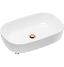 Раковина Lavinia Boho Bathroom Sink 21520049 с сифоном и донным клапаном, золото