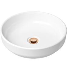Раковина Lavinia Boho Bathroom Sink Slim 21520824 с донным клапаном, розовое золото