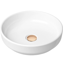 Раковина Lavinia Boho Bathroom Sink Slim 21520825 с донным клапаном, розовое золото