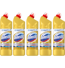 Набор Domestos универсальное моющее средство, ультра блеск 1 л, 5 шт.