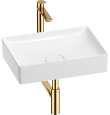 Комплект Wellsee Pure BY 201002663 глянцевый белый, золото, 4 в 1