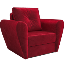 Кресло-кровать Mebel-Ars Квартет бархат красный star velvet 3 dark red
