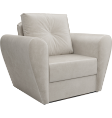 Кресло-кровать Mebel-Ars Квартет бархат бежевый star velvet 6 light beige