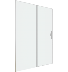 Душевая дверь в нишу Allen Brau Priority 3.31035.BA 140 см, профиль серебро браш, стекло прозрачное Optiwhite