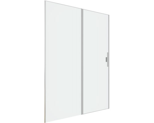 Душевая дверь в нишу Allen Brau Priority 3.31035.BA 140 см, профиль серебро браш, стекло прозрачное Optiwhite