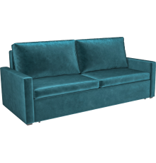 Диван Mebel-Ars Поло бархат сине-зеленый star velvet 43 black green