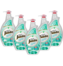 Набор JUNDO средство для мытья посуды Алоэ 1 л, 5 шт.
