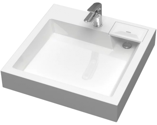 Раковина Reflection Sigma RX6060SI 60x60 см, белый, с кронштейнами
