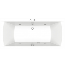 Акриловая ванна Bas Индика 170x80 см, с гидромассажем + ремкомплект Good Door