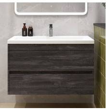 Тумба с раковиной Art Max Family-M 90 подвесная, iron stone