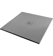 Поддон для душа Starohome Solid 1237829 80х80, серый матовый