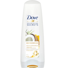 Бальзам Dove Nourishing secrets Восстановление увлажняющий, питательный, для всех типов волос, для поврежденных волос, для тонких волос, с маслами, 200 мл