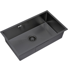 Мойка кухонная S.K.Sanitary SKS 7444 GRAFIT с сифоном