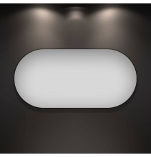 Зеркало Wellsee 7 Rays’ Spectrum 80х40 черное матовое