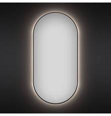 Зеркало Wellsee 7 Rays’ Spectrum 40х80 с подсветкой, черное матовое