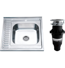 Комплект Мойка кухонная РМС MD6 MG6-6060R R + Измельчитель Bone Crusher BC 810-SL Slim Line