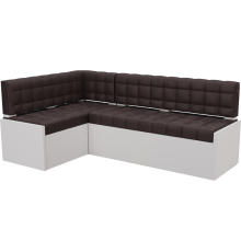 Угловой кухонный диван Mebel-Ars Ганновер 178x82x103 см L бархат шоколадный star velvet 60 coffee