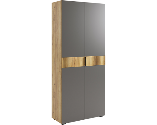 Шкаф для прихожей Mebelson Бери MPR-024 дуб крафт золотой, графит