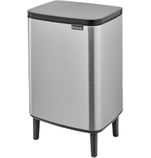 Мусорное ведро Brabantia Bo Hi 227264 12 л, матовая сталь