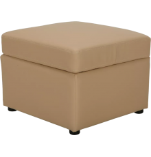 Пуф Stolline Квин 51х51 экокожа nitro beige