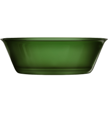Ванна из полиэфирной смолы Abber Kristall Emerald 170x75 см, отдельностоящая, овальная, с донным клапаном, зеленая