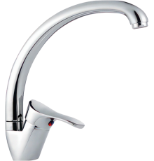 Смеситель для кухни Ledeme H14-B L4114-B хром