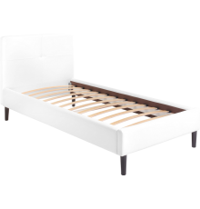 Кровать Nrava Karolina 103х210, экокожа nitro wite