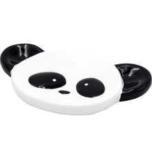 Мыльница Ridder Panda 2168300 черно-белая (Ненадлежащее качество: выставочный экземпляр, отсутствует упаковка)