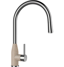 Смеситель для кухни Schock Cristalite Kavus-D выдвижной излив, саббиа
