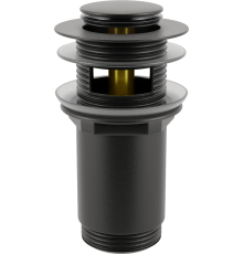 Донный клапан для раковины Wellsee Drainage System 182130000 матовый черный