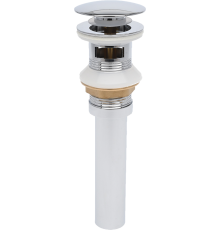 Донный клапан для раковины AQUAme AQM7001-1 с переливом, хром