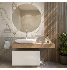 Мебель для ванной с раковиной Duravit Viu 60: столешница 120, дуб французский, без отверстий + тумба 80