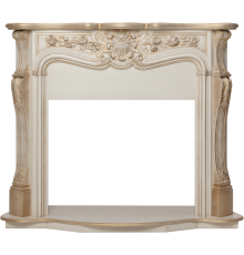 Портал Real Flame Ellada WT 51431 белый дуб с золотой патиной
