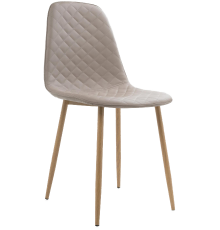 Стул Woodville Capri champagne, ножки бежевые