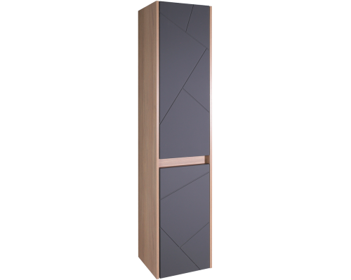 Шкаф-пенал ASB-Mebel Диана 35 серый глянец