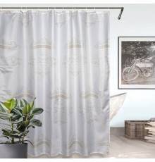 Штора для ванной Bath Plus Charme Orange ch22104-2 рисунок бежевый