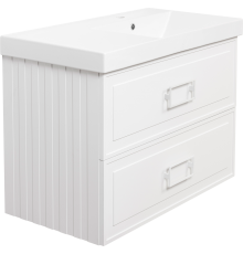 Тумба под раковину La Fenice Cubo Twin 90 белая