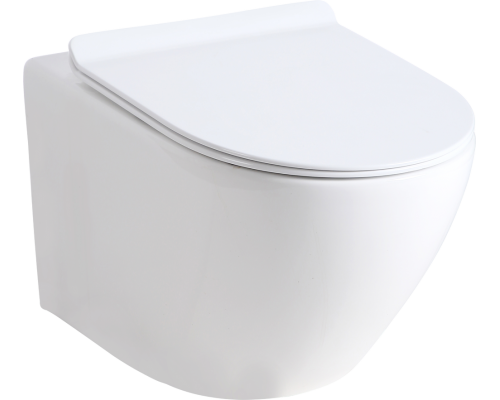 Унитаз подвесной Orange C07 C07-100W безободковый, с микролифтом